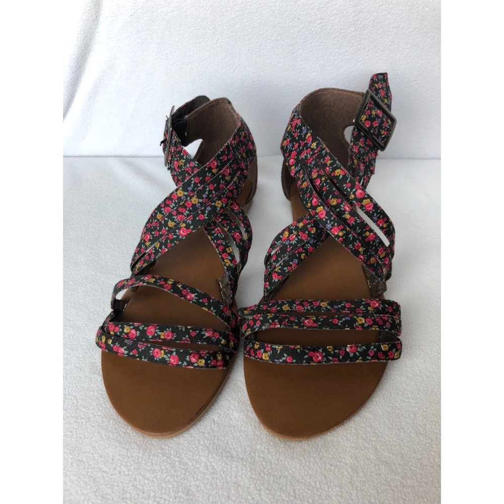 GAP Floral Print Canvas Sandals NWOT